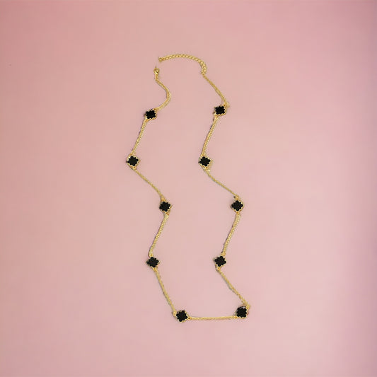 Gold & Black Accent Necklace